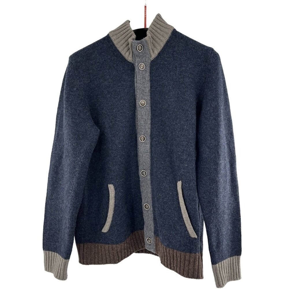 Avalon Vail Beaver Creek Size‎ 56 EU Virgin Wool 46 US Men's Cardigan Sweater